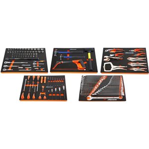 Dynamic Tools 125 Piece Auto Mechanic Set Bundle, Tools Only