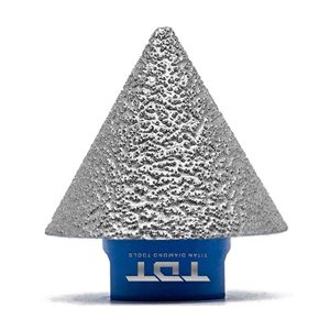 Titan Diamond Tools Pro Series 1-1/2-in Wet/Dry Diamond Core Conical Milling Drill Bit
