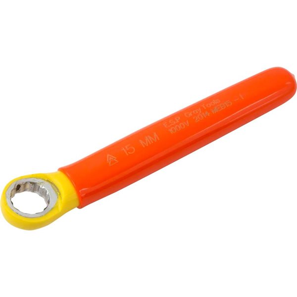 Gray Tools 15 Mm Insulated Metric Standard Combination Wrench MEB15 I   332016837 MainImage 001 L 