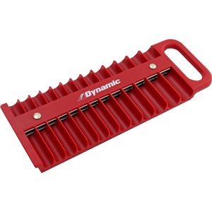 Plateau de rangement magnétique rouge Dynamic Tools pour douilles 1/4 po
