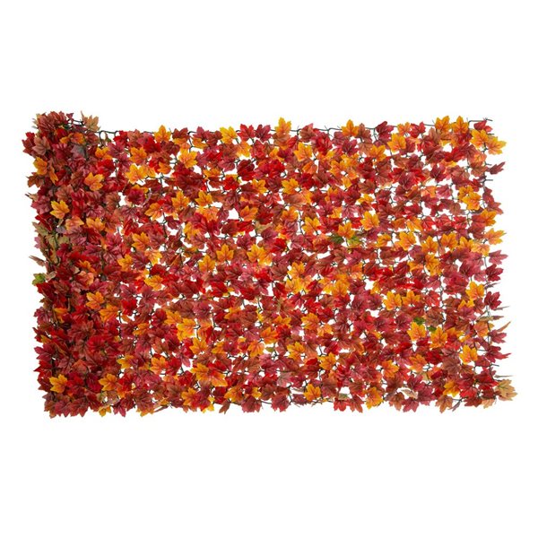 Naturae Decor Autumn Maple Leaf Privacy Screen 40-in x 96-in