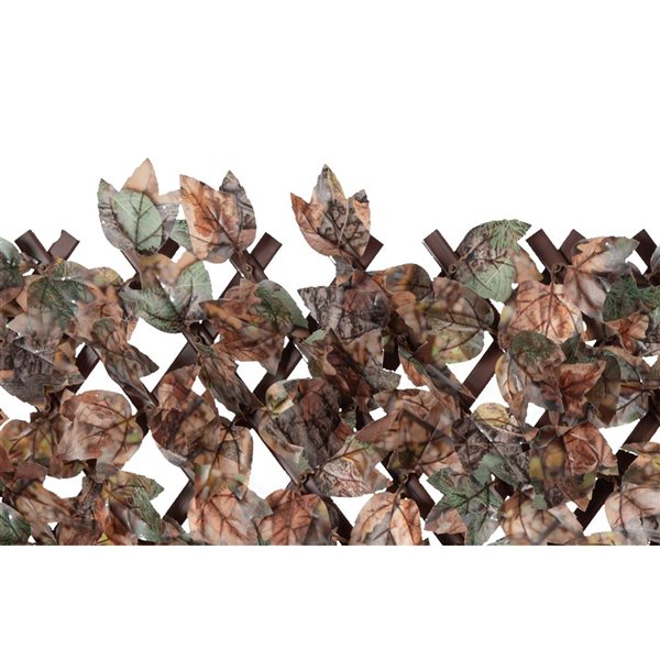 Naturae Decor PVC Expandable Treillis 36-in x 72-in Wild Oak Camouflage