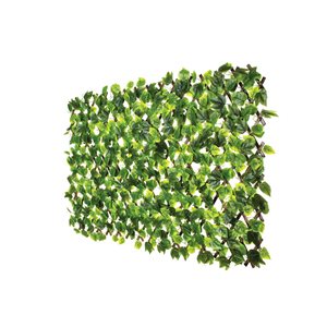 Naturae Decor PVC Expandable Treillis Ivy Leaves 36-in x 72-in