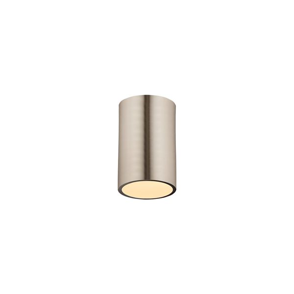 Z-Lite Harley 5-in Brushed Nickel Contemporary/modern Halogen 1-Light Ceiling-Mount