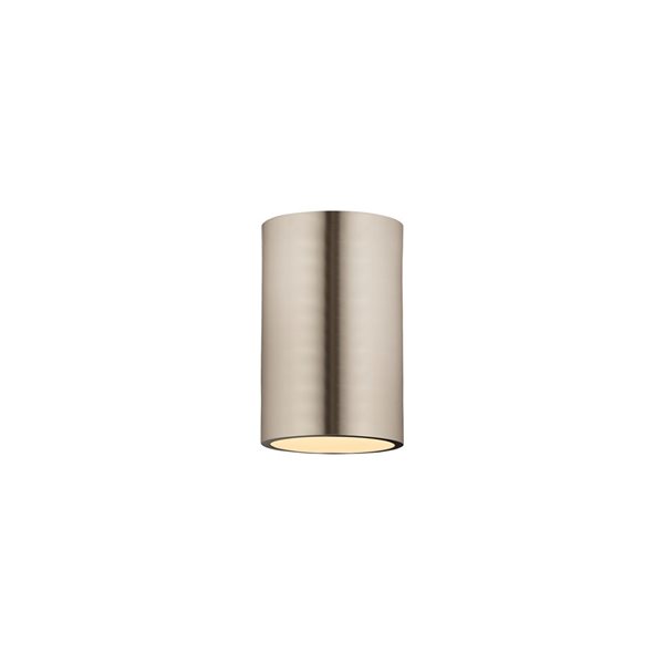 Z-Lite Harley 5-in Brushed Nickel Contemporary/modern Halogen 1-Light Ceiling-Mount