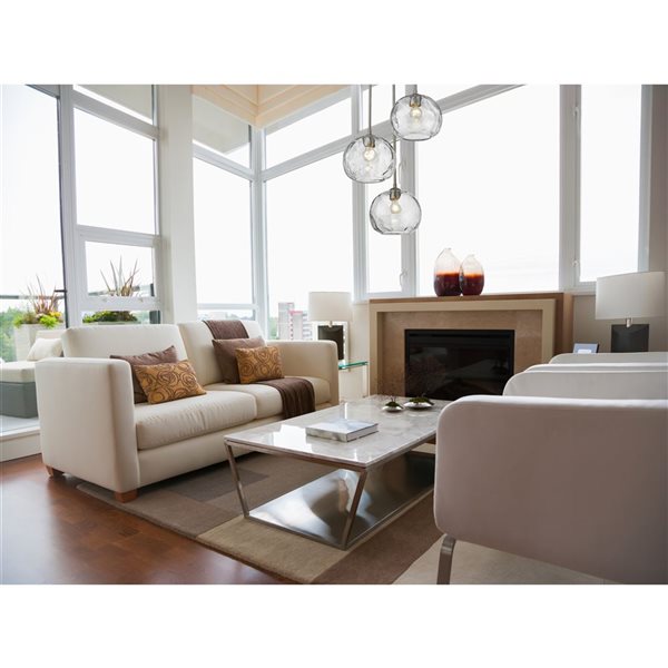 Z-Lite Old Brass Chloe 3-Light Pendant Light 490P10-3R-BN | RONA