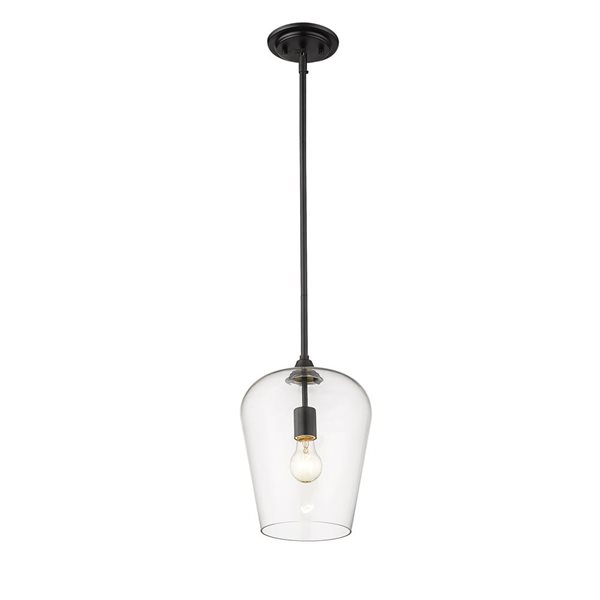 Z-Lite Old Brass Joliet 1-Light Pendant Light