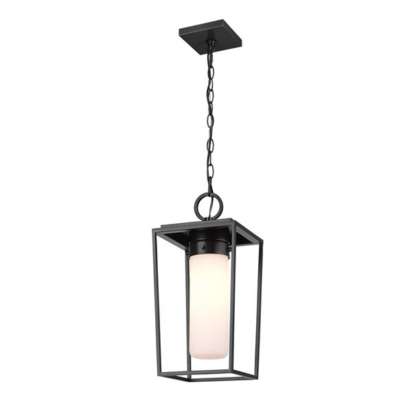 Z-Lite Bronze/Brass Sheridan 1-Light Outdoor Chain Mount Ceiling Fixture