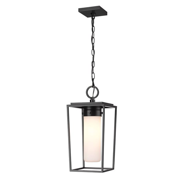 Z-Lite Bronze/Brass Sheridan 1-Light Outdoor Chain Mount Ceiling Fixture