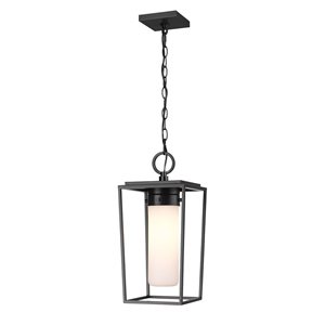 Z-Lite Bronze/Brass Sheridan 1-Light Outdoor Chain Mount Ceiling Fixture