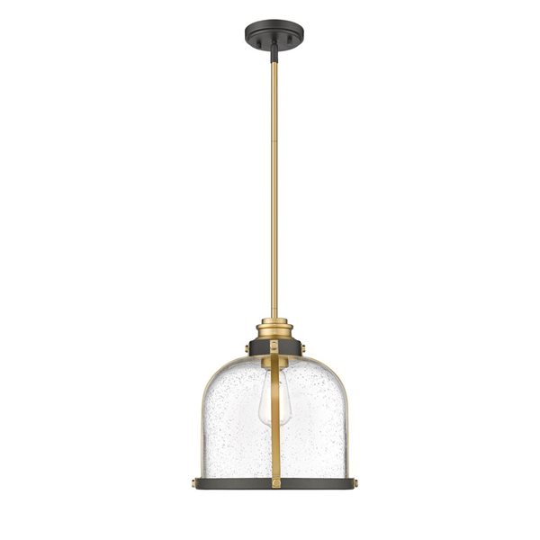 Z-Lite Brushed Nickel Burren 1-Light Pendant Light | RONA