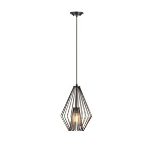 Z-Lite Rubbed Brass Quintus 1-Light Mini Pendant Light