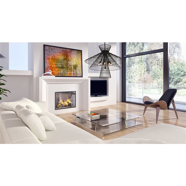 Z-Lite Matte Black Metal Alito 8-Light Chandelier