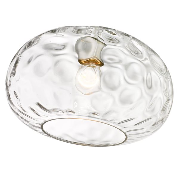 Z-Lite Brushed Nickel Chloe 1-Light Pendant Light