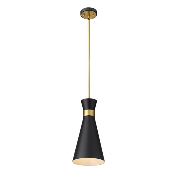 Z-Lite Bronze/Old Brass Soriano 1-Light Pendant Light