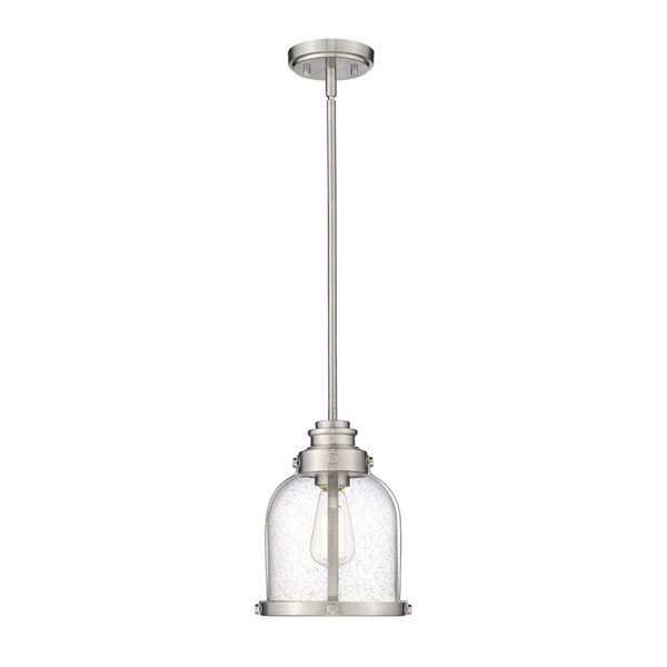 Z-Lite Heritage Brass Burren 1-Light Mini Pendant Light