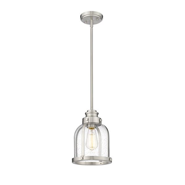 Z-Lite Heritage Brass Burren 1-Light Mini Pendant Light