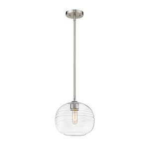 Z-Lite Brushed Nickel Harmony 1-Light Pendant Light