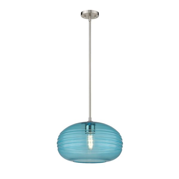 Z-Lite Brushed Nickel Harmony 1-Light Pendant Light