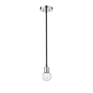 Z-Lite Black Neutra 1-Light Mini Pendant Light