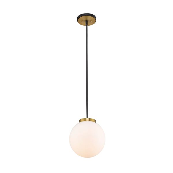 Z-Lite Bronze/Old Brass Parsons 1-Light Pendant Light