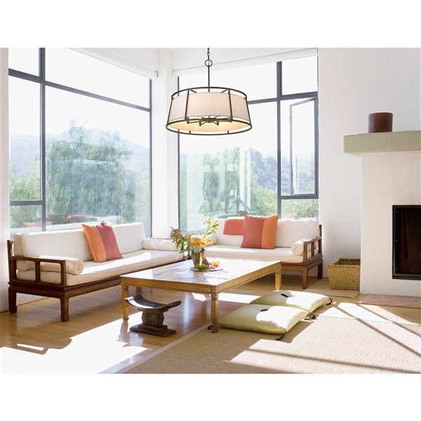 Z-Lite Brushed Nickel Lenyx Pendant Light 8-Light Pendant Light