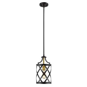 Z-Lite Bronze/Old Brass Malcalester 1-Light Mini Pendant Light