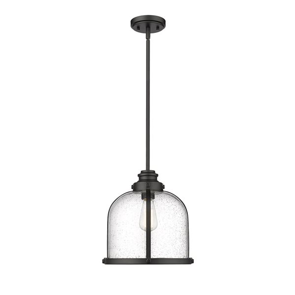 Z-Lite Polished Nickel Burren 1-Light Pendant Light