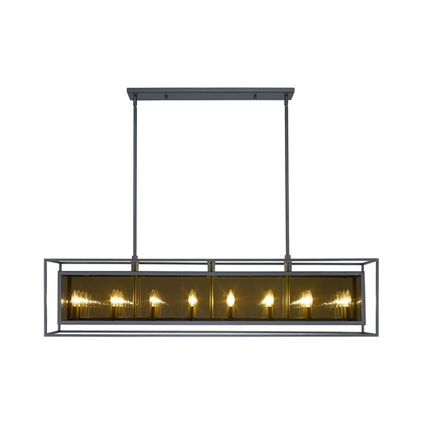 Z-Lite Misty Charcoal Metal Infinity 16-Light Chandelier