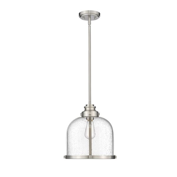 Z-Lite Heritage Brass Burren 1-Light Pendant Light