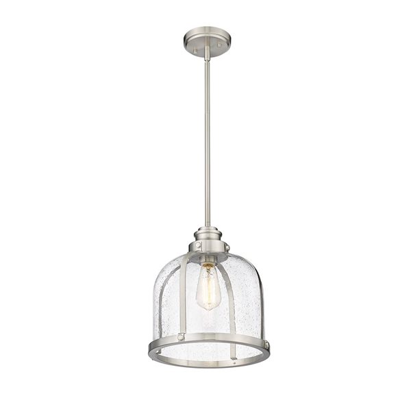 Z-Lite Heritage Brass Burren 1-Light Pendant Light