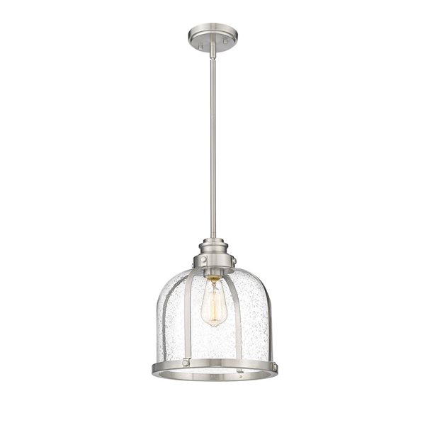 Z-Lite Heritage Brass Burren 1-Light Pendant Light