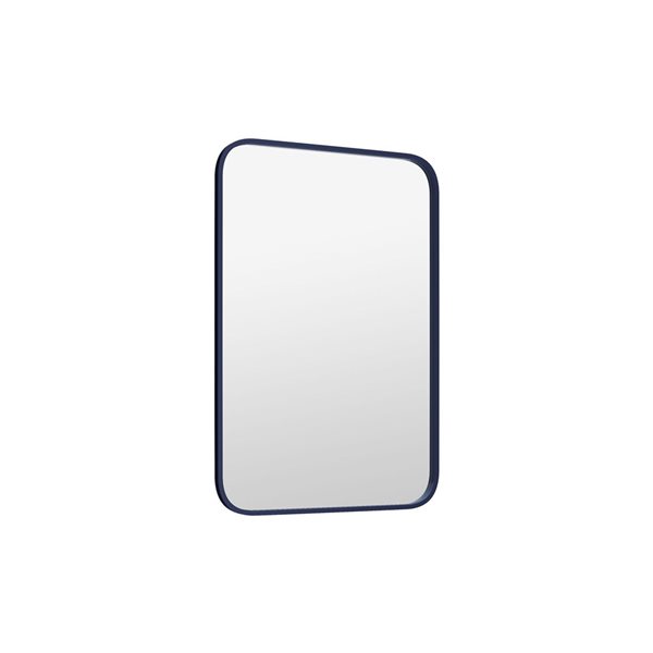 Miroir de salle de bain par A&E Bath & Shower rectangulaire bleu 24 po