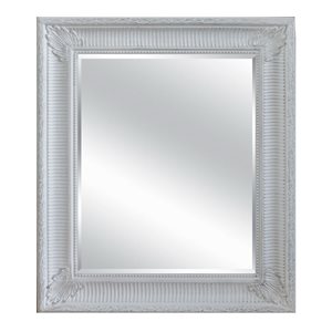 A&E Bath & Shower Modern 19.6-in Light Brushed Grey Rectangular Bathroom Mirror