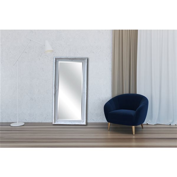 Miroir de salle de bain par A&E Bath & Shower rectangulaire blanc