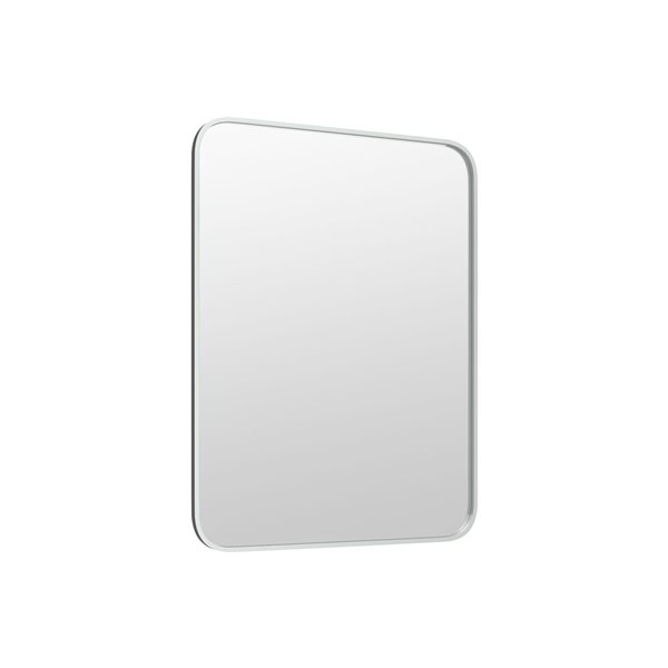 Miroir de salle de bain par A&E Bath & Shower rectangulaire argent 30 po