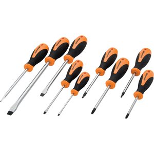 Dynamic Tools 9-Piece Assorted Screwdriver Set with Comfort Grip Handle