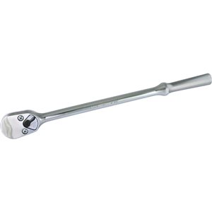 Gray Tools SAE and Metric Combination 1/2-in Drive 15-in Long 20T Chrome Reversible Ratchet