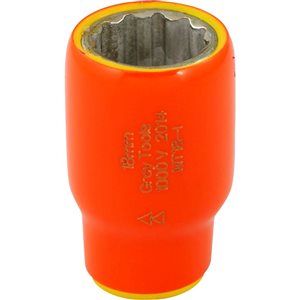 Gray Tools Metric 3/8-in Drive 12-point 18 mm Shallow Socket