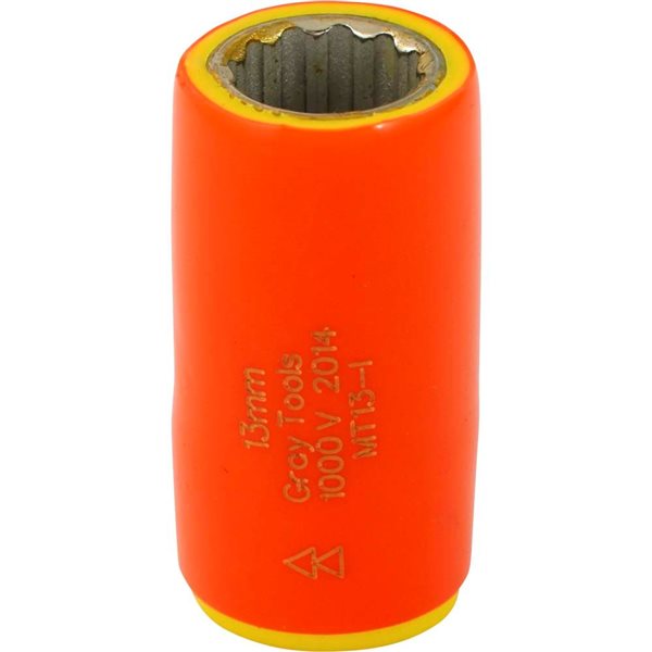 Gray Tools Metric 3/8-in Drive 12-point 13 mm Shallow Socket