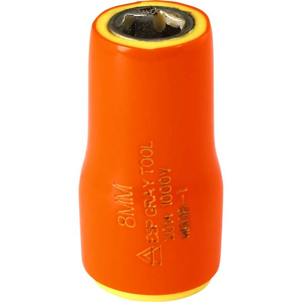 Gray Tools Metric 1/4-in Drive 6-point 8 mm Shallow Socket