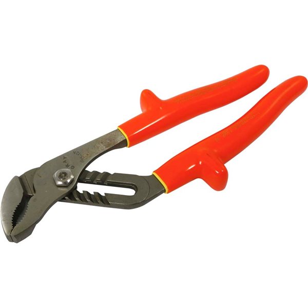 Gray Tools 12-1/2-in Tongue and Groove Slip Joint Plier, 1-1/2-in Jaw, 1000V Insulated