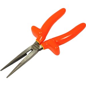 Gray Tools 8-in Needle Nose Straight Cutter Pliers, 2-3/4-in Jaw, 1000V Insulated