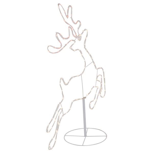 Northlight 36-in Freestanding Reindeer with 113 Multicolor LED