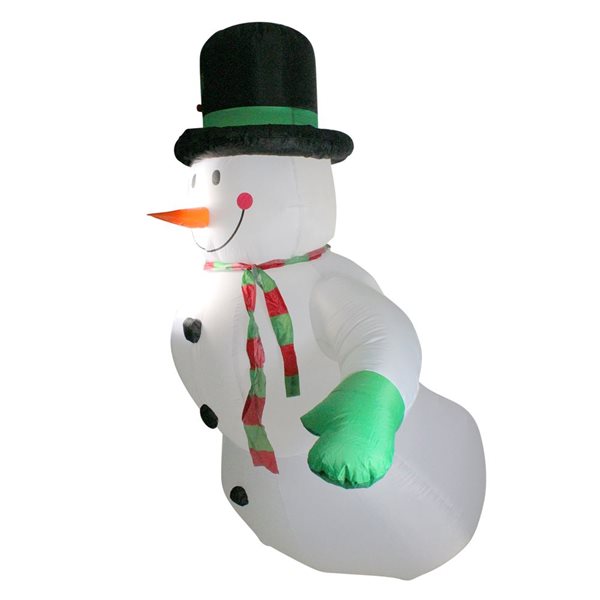 Northlight 8-ft Lighted Snowman Outdoor Christmas Inflatable Decoration