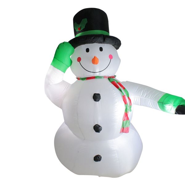 Northlight 8-ft Lighted Snowman Outdoor Christmas Inflatable Decoration