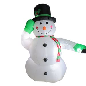Northlight 8-ft Lighted Snowman Outdoor Christmas Inflatable Decoration