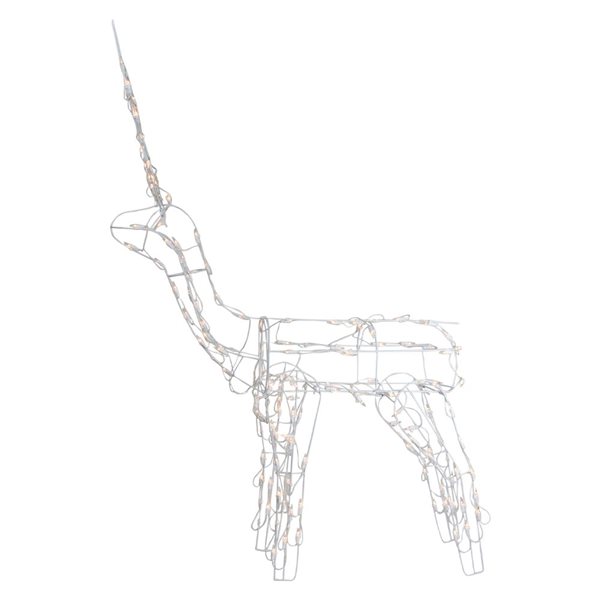 Northlight 48-in Freestanding Reindeer with Clear Incandescent Lights