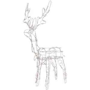 Northlight 48-in Freestanding Reindeer with Clear Incandescent Lights