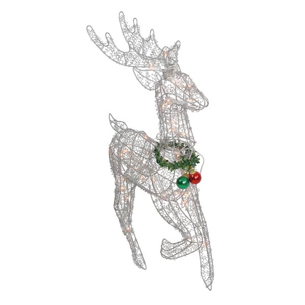 Northlight 25.5-in Freestanding Reindeer with Clear Incandescent Lights